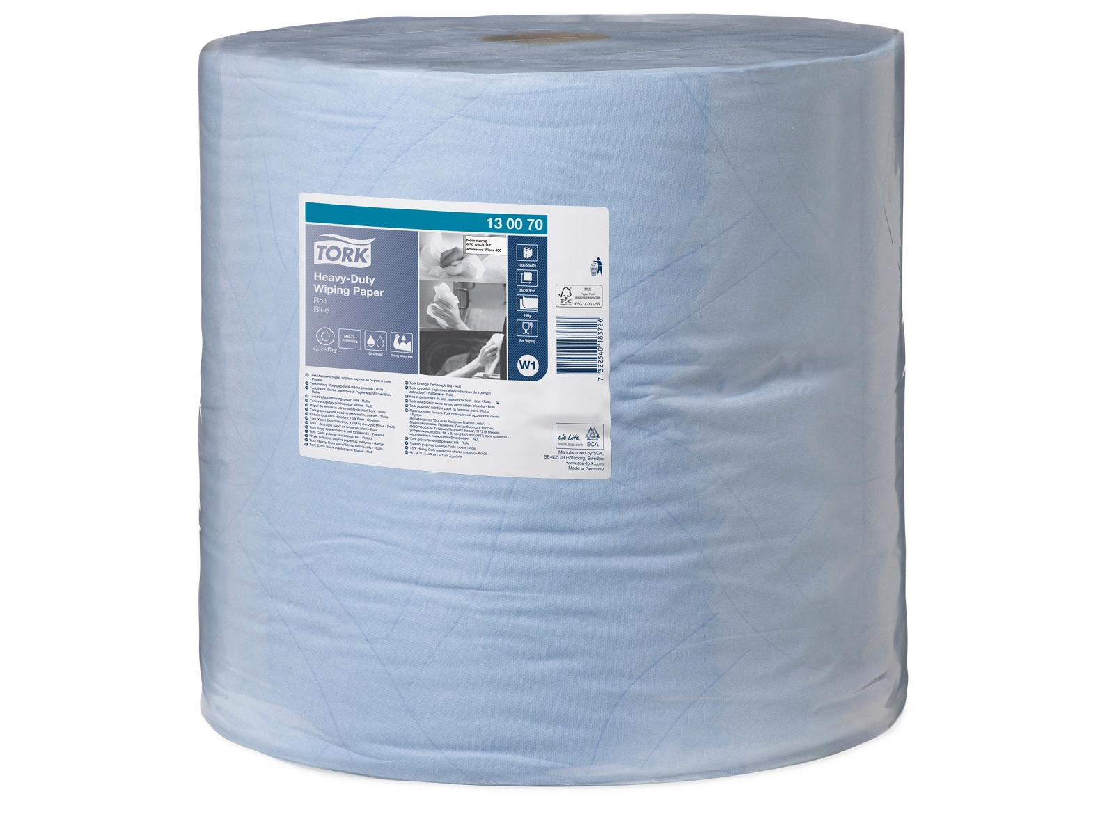 Czyściwo x1 Tork 130070 QD Blue Premium 2W 340mb